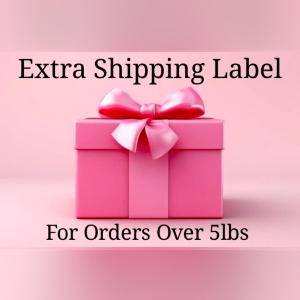 Extra Shipping Label For Bundles Over 5lbs